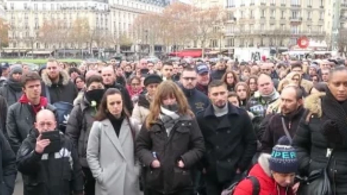 Fransa'da sessiz yürüyüş protestosu