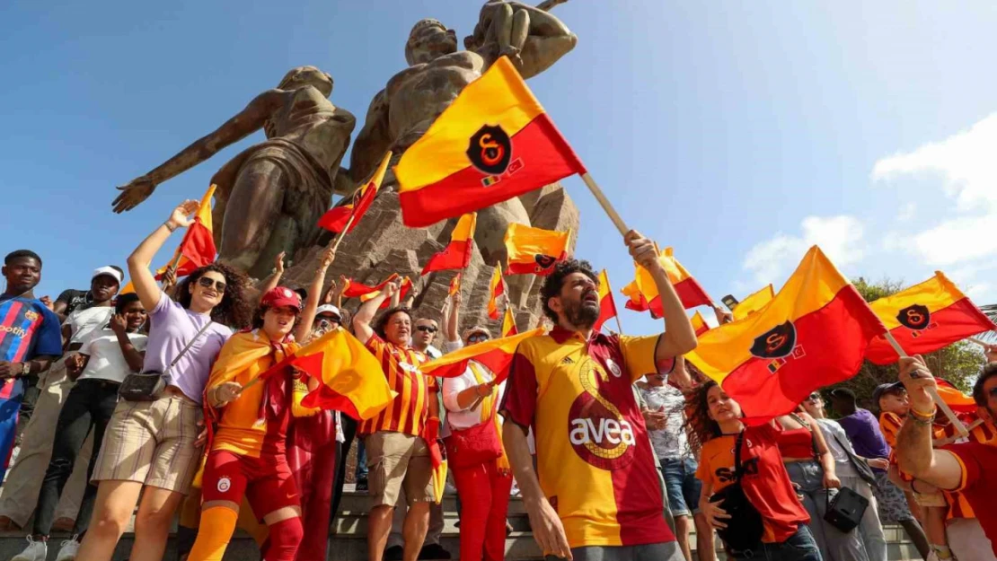 Galatasaray'ın şampiyonluk coşkusu Afrika'da da sürüyor