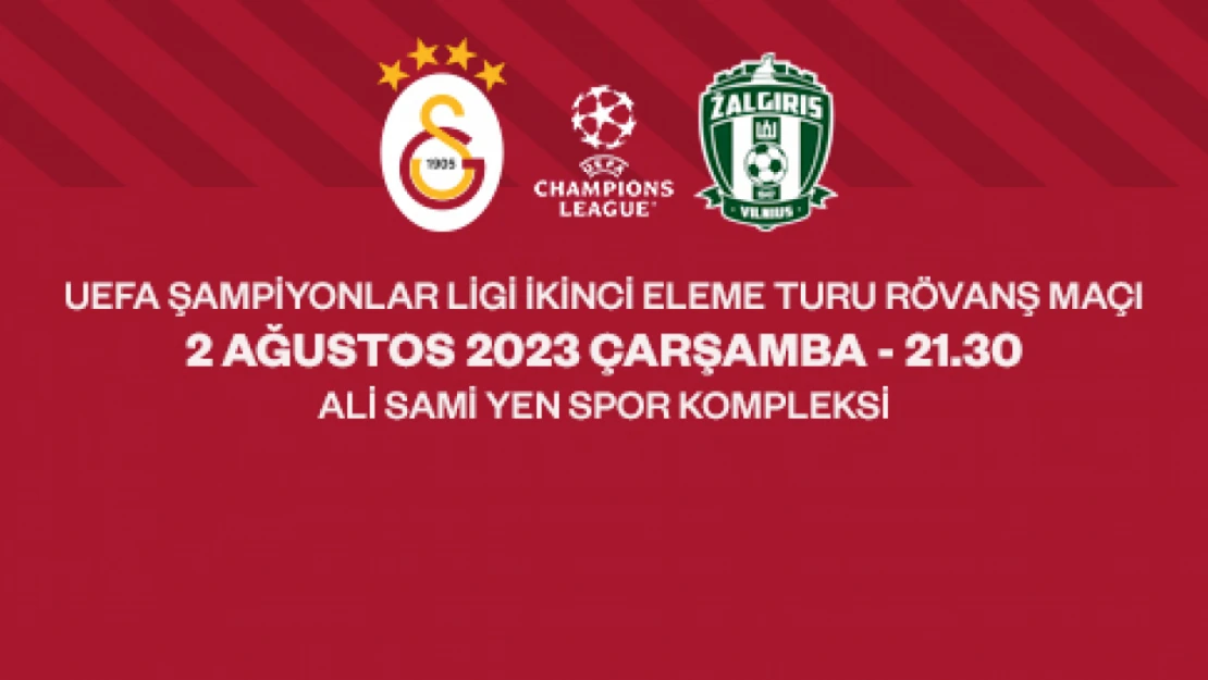 Galatasaray, taraftarı önünde Şampiyonlar Ligi için sahaya çıkıyor.