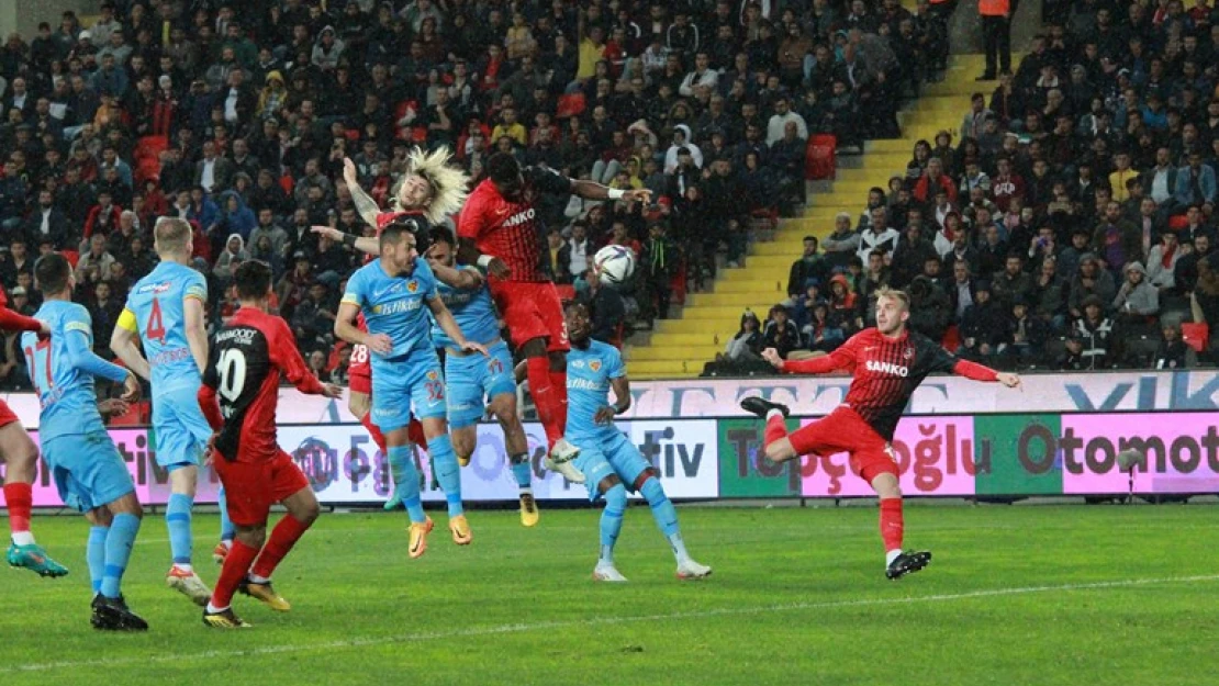 Gaziantep FK: 1 - Kayserispor: 1 (Maç Sonucu)