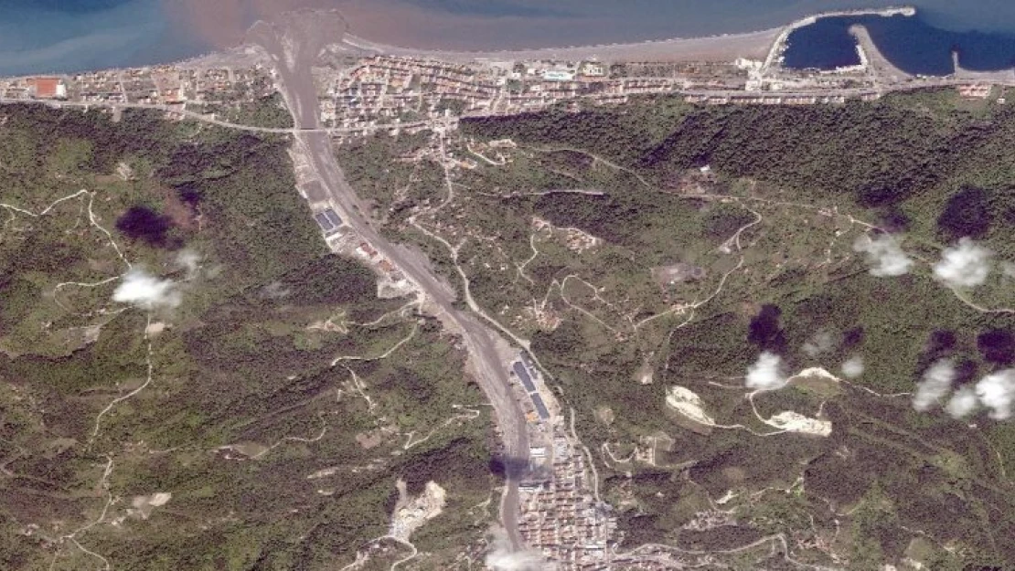 Göktürk-1 Uydumuzdan Kastamonu'daki sel felaketinin fotografları