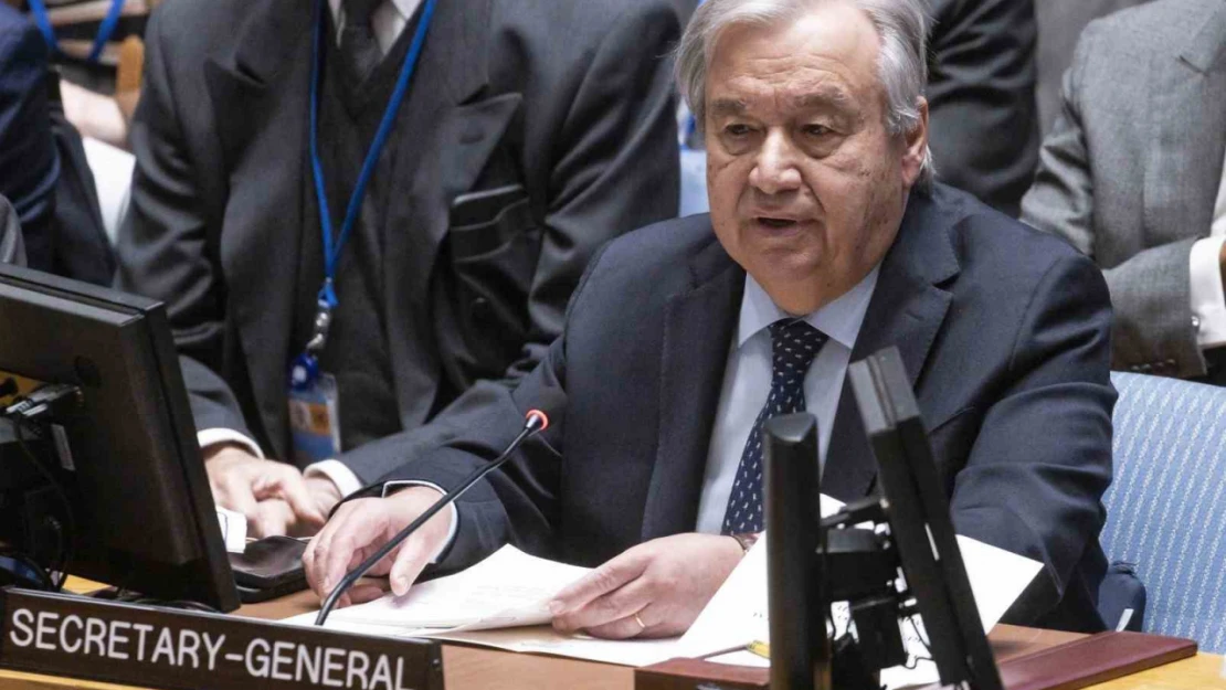 Guterres: Gazze halkı dünyanın gözleri önünde büyük bir insani felaket yaşıyor