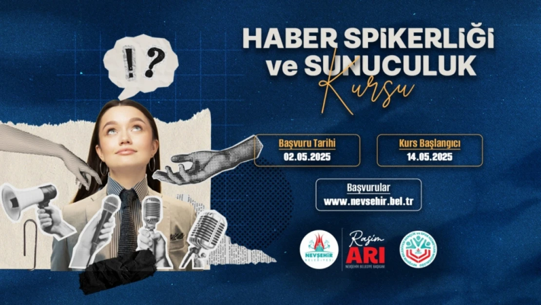 'Haber Spikerliği ve Sunuculuk' Kursu Açılacak