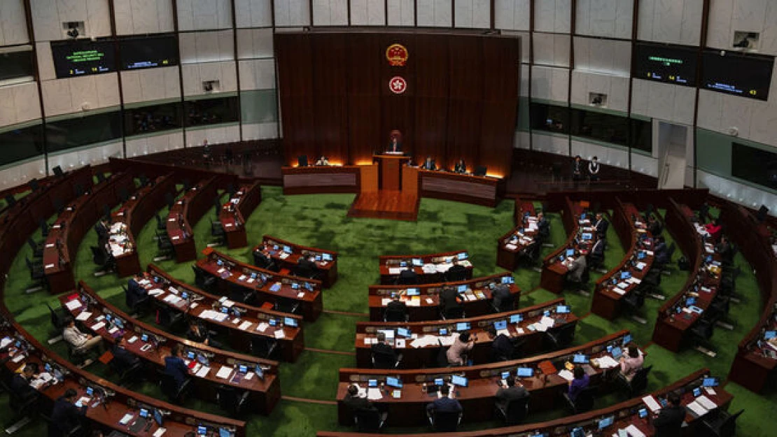 Hong Kong parlamentosu Ulusal Güvenliği Koruma Yasası'nı oybirliğiyle kabul etti