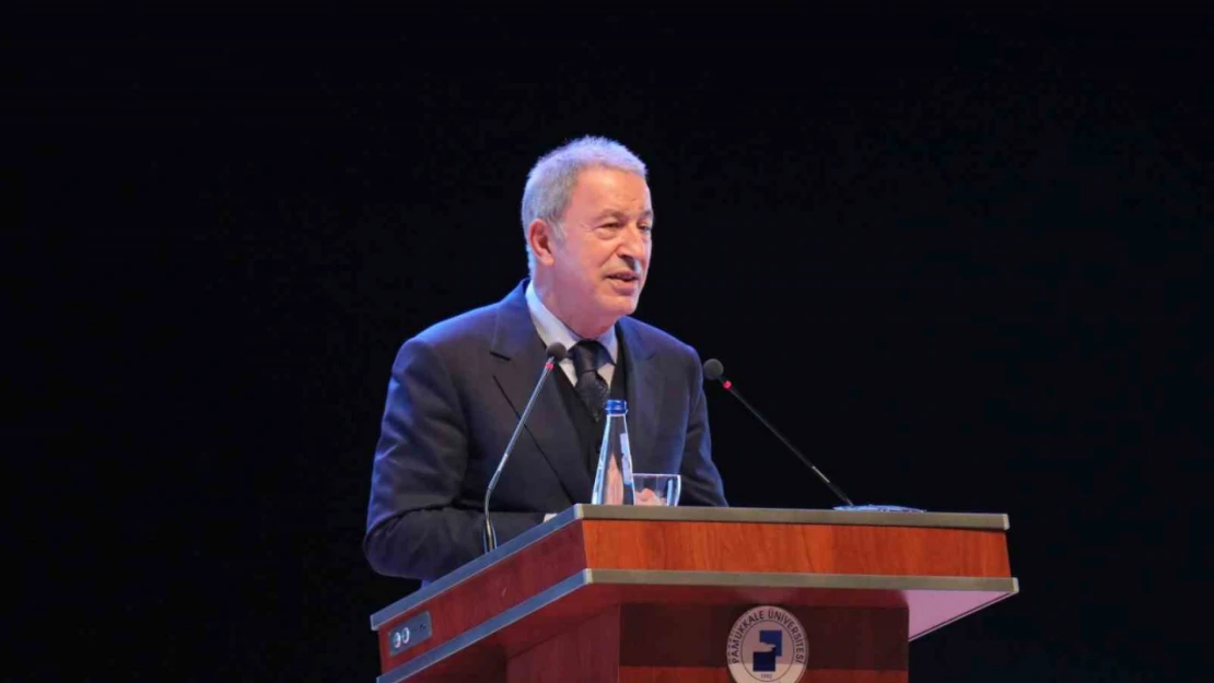 Hulusi Akar: Filistin'e yapılan etnik temizliğe, soykırıma varan bir katliamdır