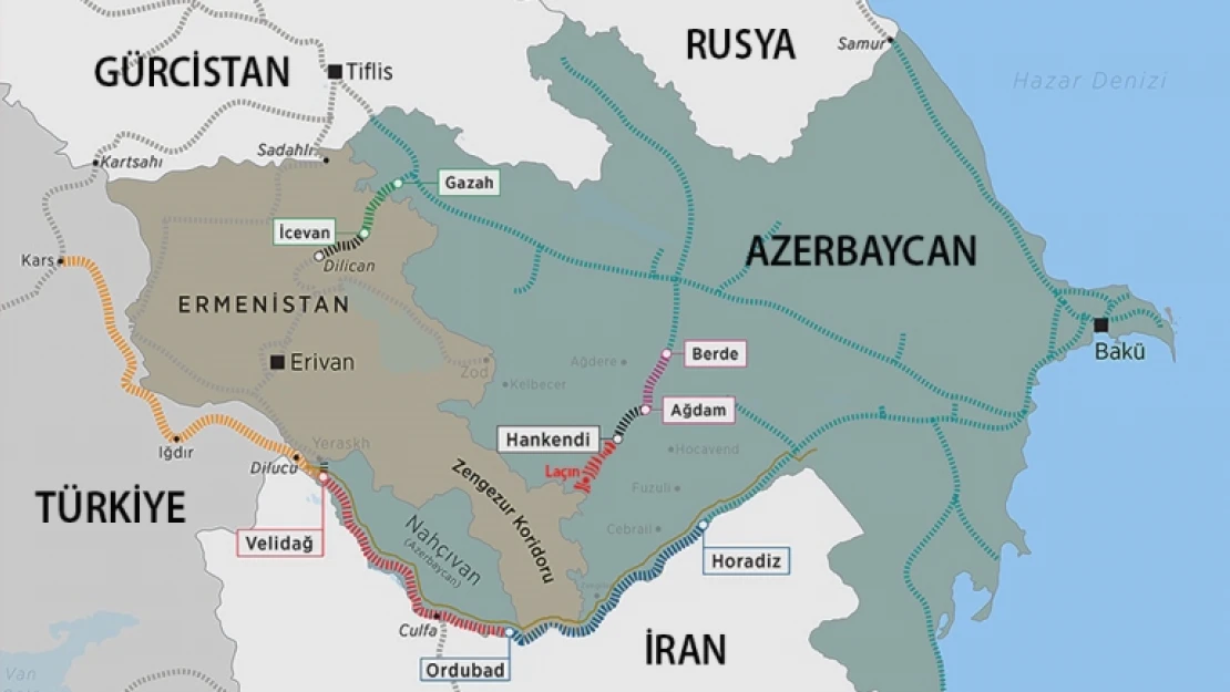 İran, Ermenistan'ı Basra Körfezi'ne bağlayacak transit koridoru kurmaya hazır