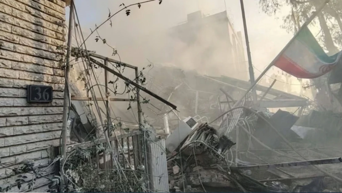 İran'ın Suriye Büyükelçiliği yakınına hava saldırısı düzenlendi