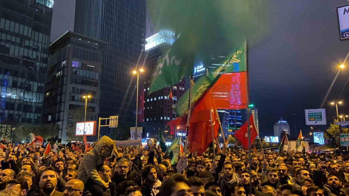 İsrail Başkonsolosluğu önünde protesto