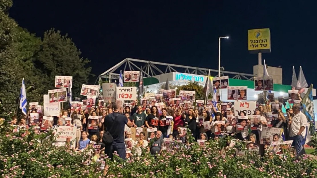 İsrail'de esir protestoları sürüyor