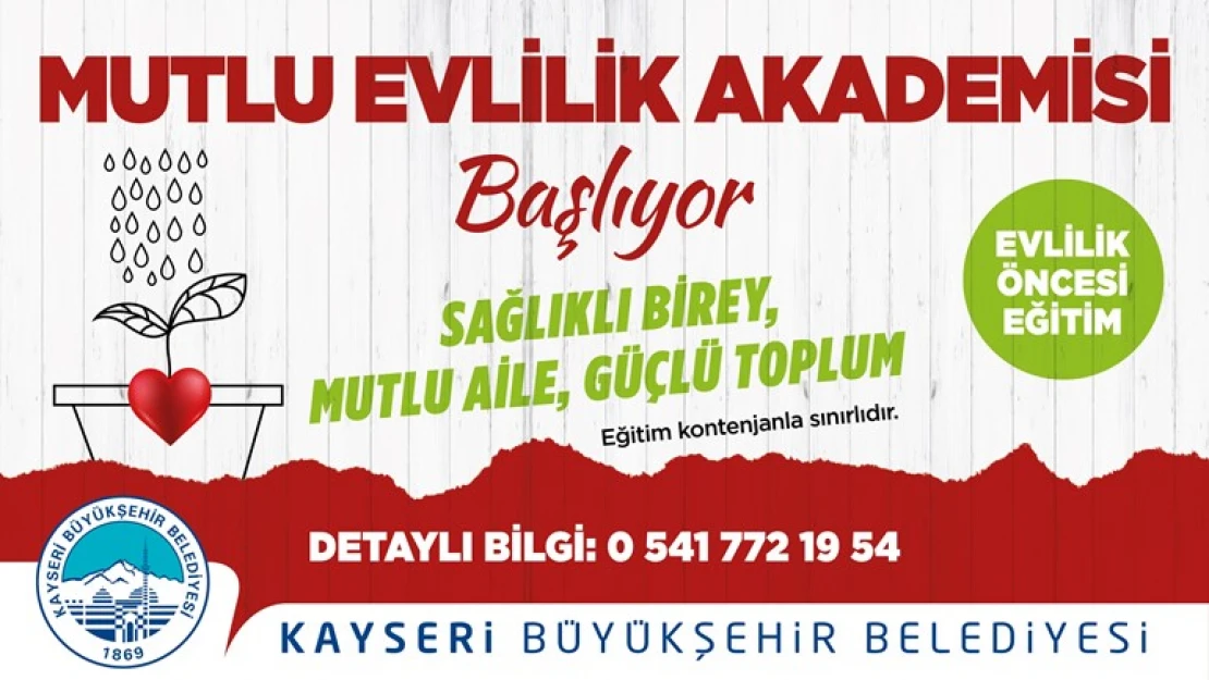 KAYMEK'ten 7'nci Mutlu Evlilik akademisi