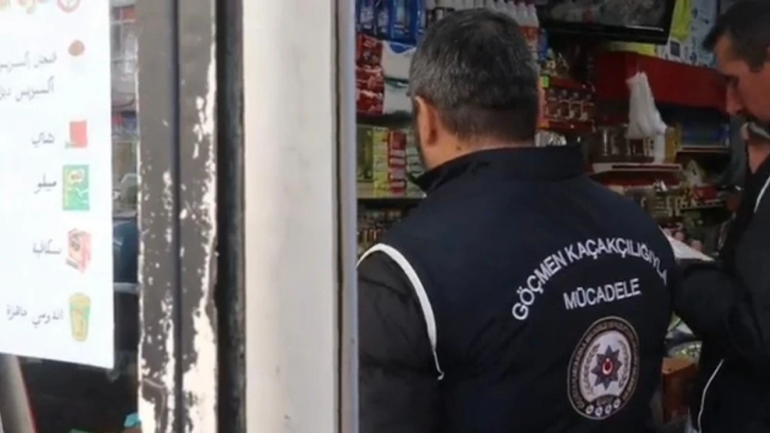 Kayseri'de 149 polis ile düzensiz göç uygulaması