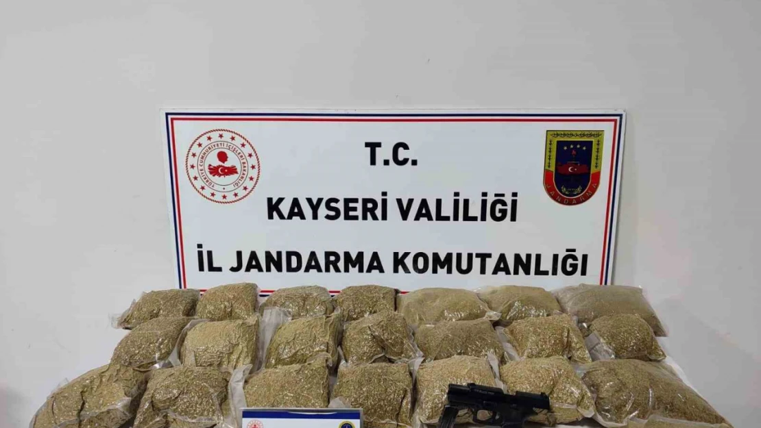 Kayseri'de 16 kilo uyuşturucu ele geçirildi