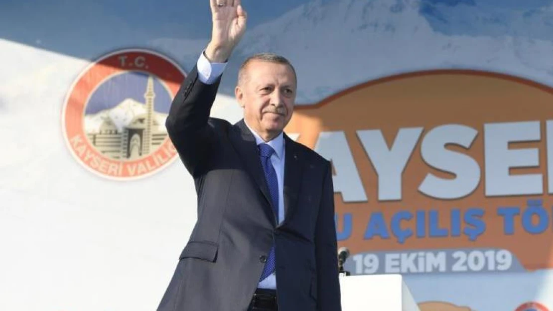 Kayseri'de Cumhurbaşkanı Erdoğan heyecanı