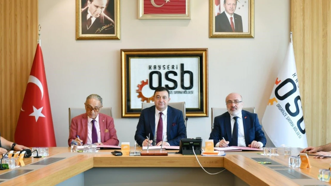 Kayseri OSB'de 3 ayrı Eğitim ve Öğretim Merkezi yapımı için protokol imzalandı