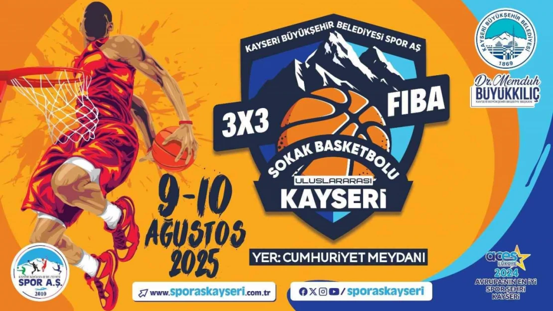 Kayseri Uluslararası Basketbol Turnuvası'na ev sahipliği yapacak