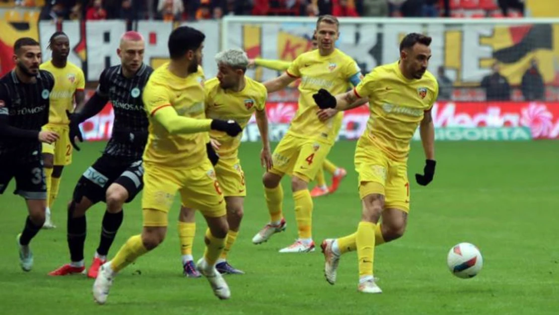 Kayserispor 25 maç sonra 3 gol attı