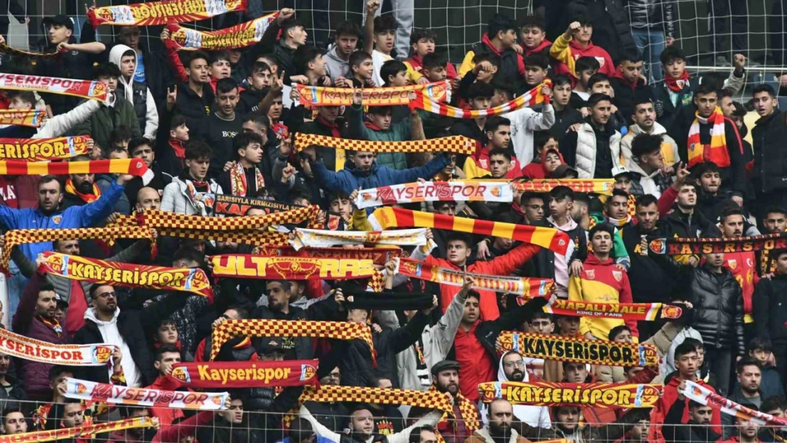 Kayserispor 78 bin 685 taraftara oynadı