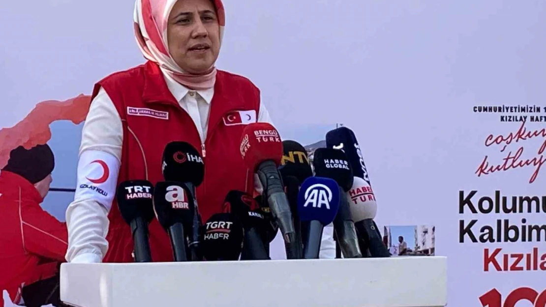 Kızılay Başkanı Yılmaz: İnşa ettiğimiz insani lojistik deposu bombalandı