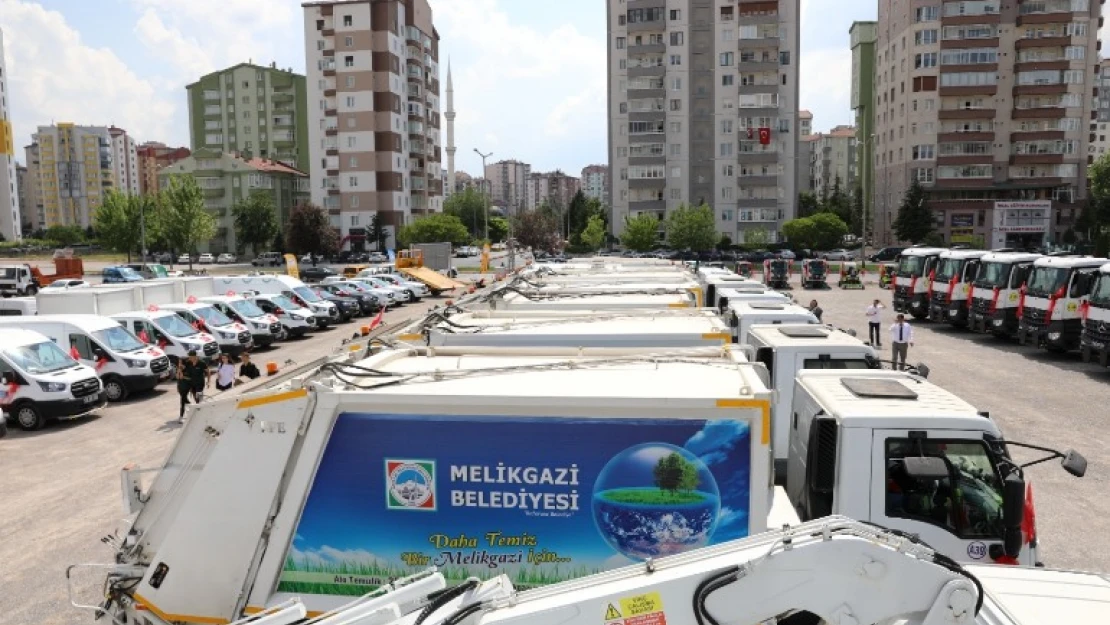 Melikgazi Belediyesi Araç Filosunu Güçlendirdi.