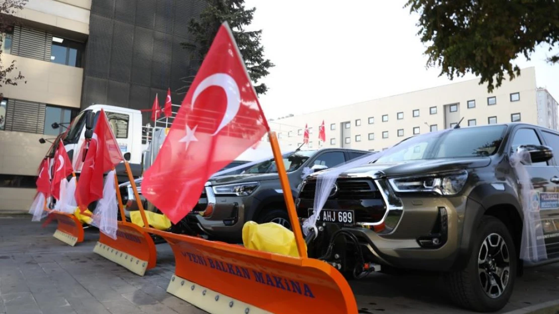 Melikgazi Belediyesi Yeni Araçlarla Kışa Hazır