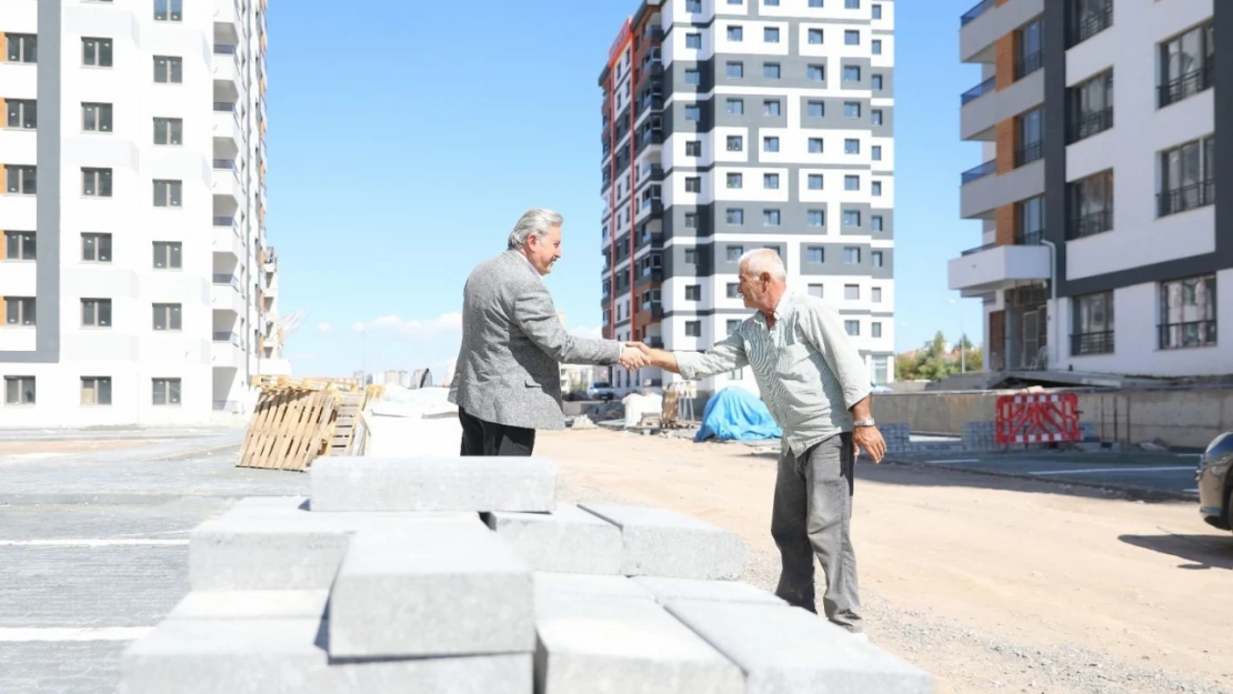 Melikgazi'de kentsel dönüşüm çalışmaları hızla devam ediyor