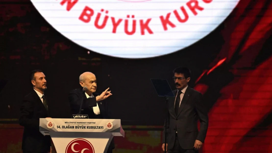 MHP Lideri Bahçeli, genel başkanlığa yeniden seçildi