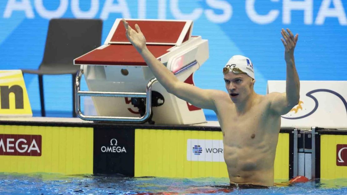 Michael Phelps'in 15 yıllık dünya rekorunu Leon Marchand kırdı