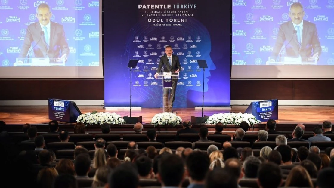 'Milli Eğitim Bakanlığına bağlı birimlerden 8 bin 269 ürünümüz tescil edildi'