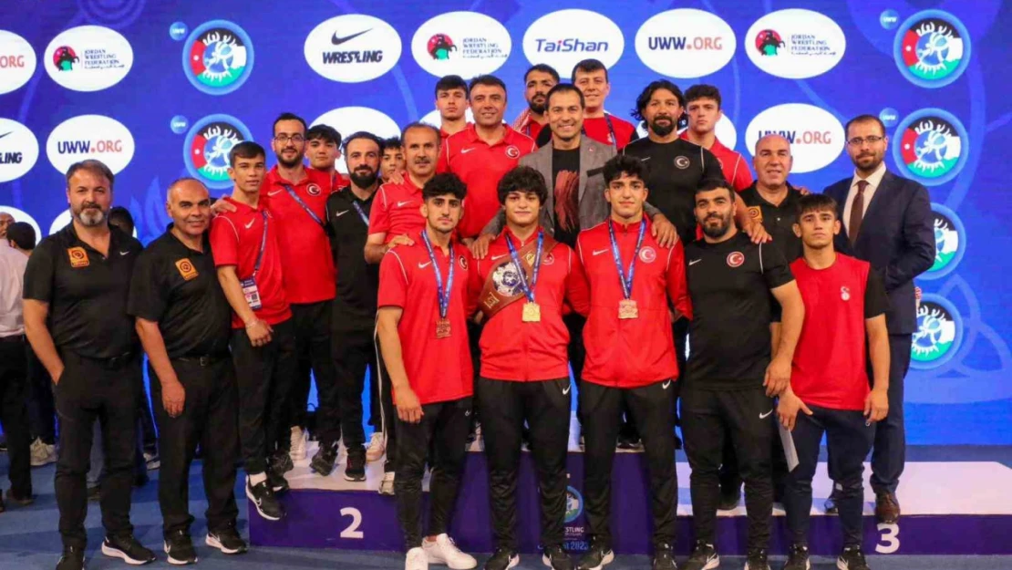 Millilerden U20 Dünya Güreş Şampiyonası'nda toplam 7 madalya