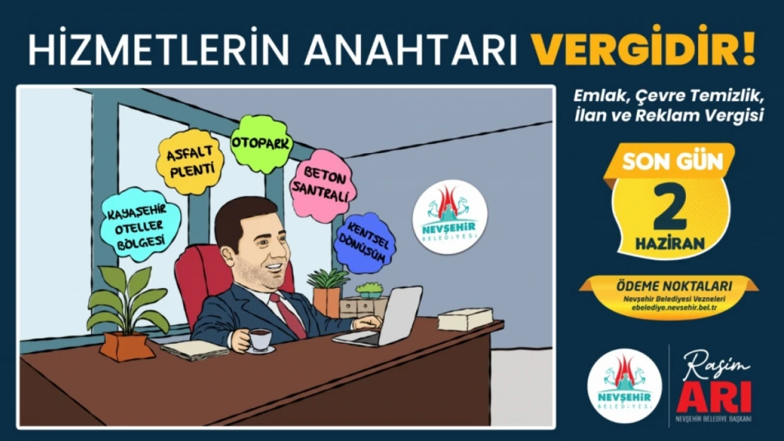 Nevşehir Belediye'sinden Çağrı SON GÜN 02 HAZİRAN!