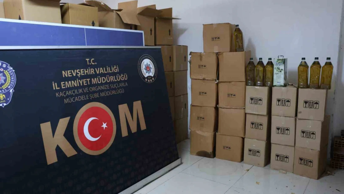 Nevşehir'de sahte zeytin yağı operasyonu genişledi: Bin litre daha sahte zeytinyağı ele geçirildi