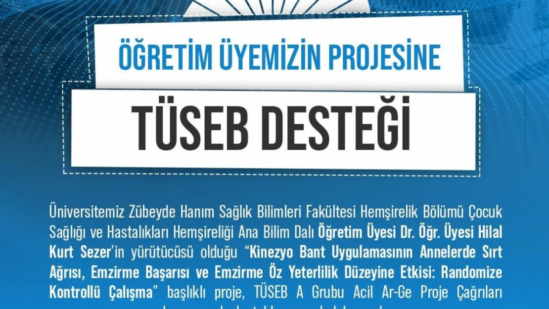 Niğde'de öğretim üyesinin projesine TÜSEB desteği