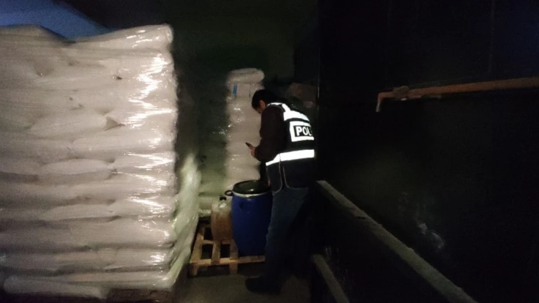 Piyasa değeri 250 bin Türk Lirası olan sahte toz deterjan ele geçirildi