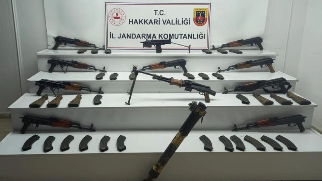 PKK terör örgütünün toprağa gömülü mühimmatları imha edildi