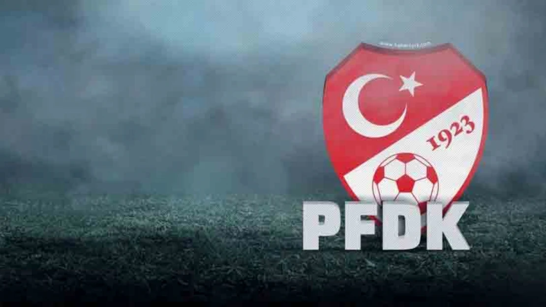 Profesyonel Futbol Disiplin Kurulundan para cezası.