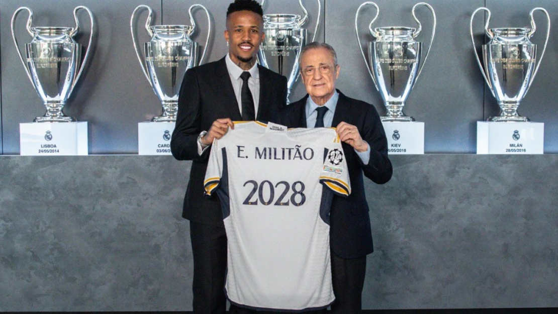 Real Madrid, Eder Militao'nun sözleşmesini uzattı