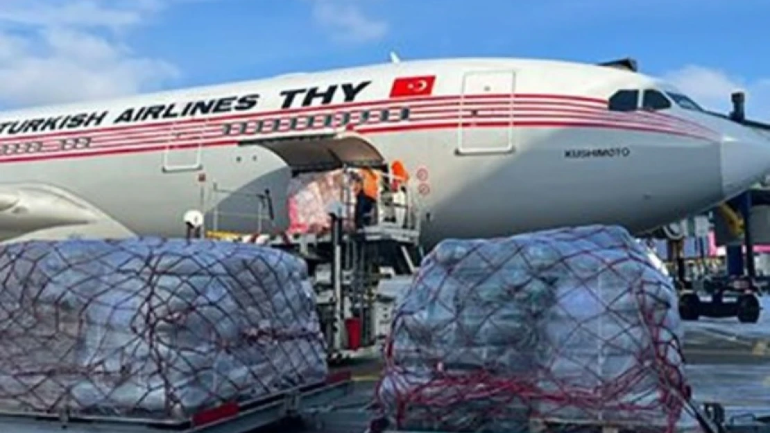 Rusya'dan Türkiye'ye 170 tonu aşkın yardım gönderildi