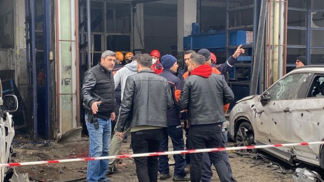 Sanayi sitesinde patlama: 5'i ağır 7 yaralı