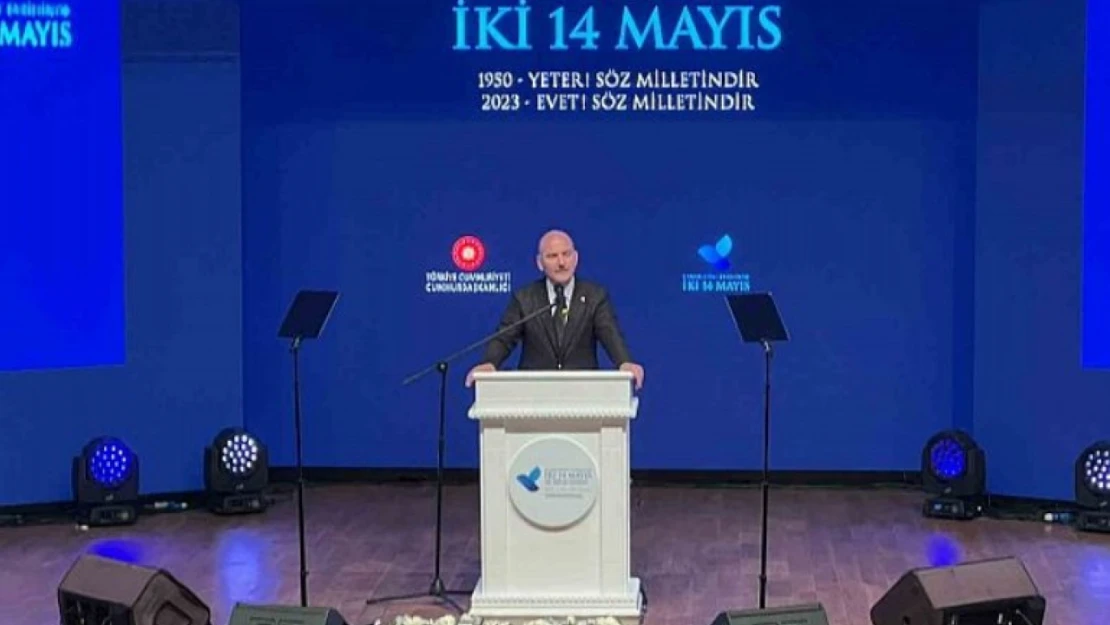 Soylu:  Bu ülke Recep Tayyip Erdoğan yetiştirdi