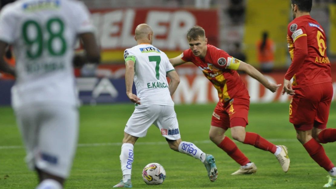 Kayserispor: 0 - Alanyaspor: 4 (Maç sonucu)