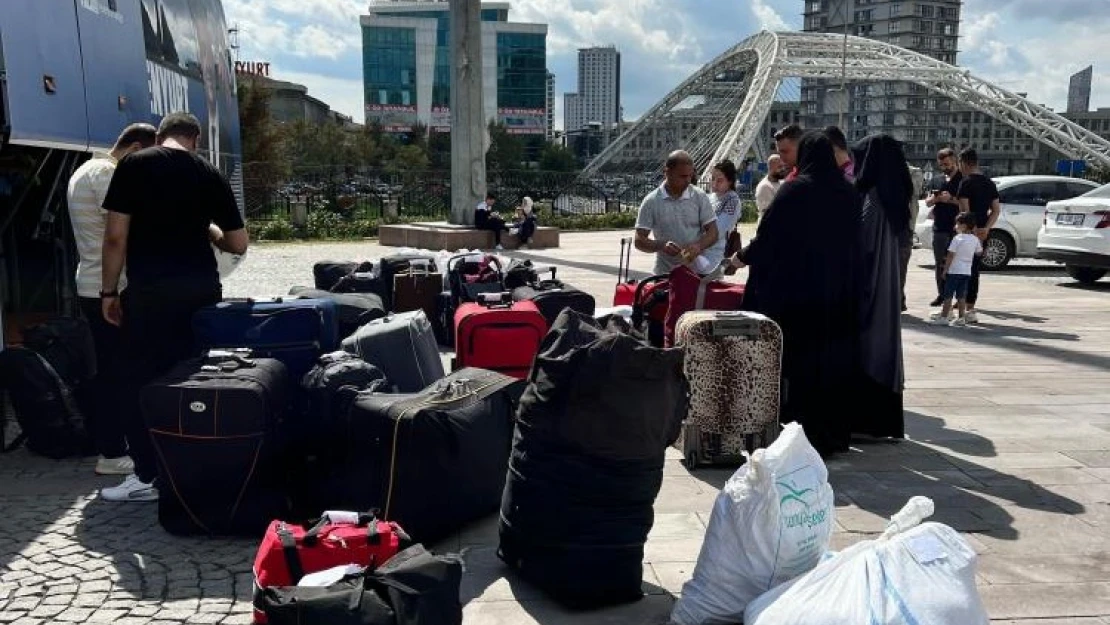 Suriyeliler Gönüllü Geri Dönüş Projesi çerçevesinde evlerine dönüyor