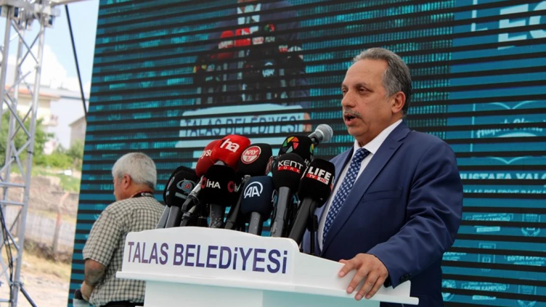 Talas'ta millet bahçesine ilk temel atıldı