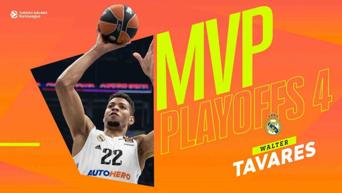 THY Euroleague play-off 4. maçların MVP'si Walter Tavares oldu