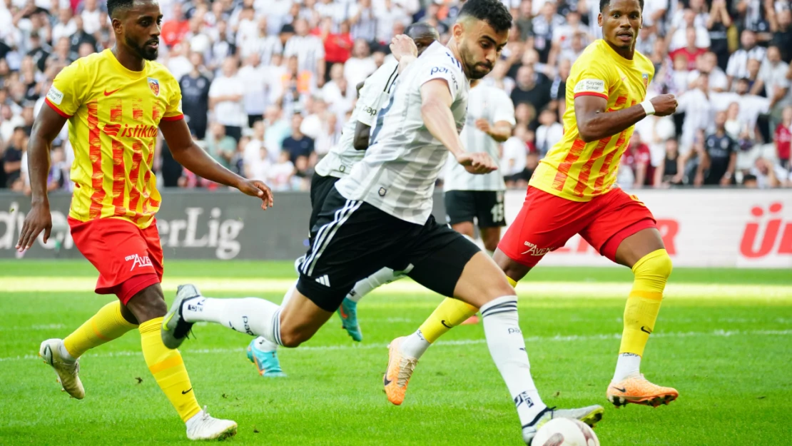 Trendyol Süper Lig: Beşiktaş: 2 - Kayserispor: 1 (Maç sonucu)