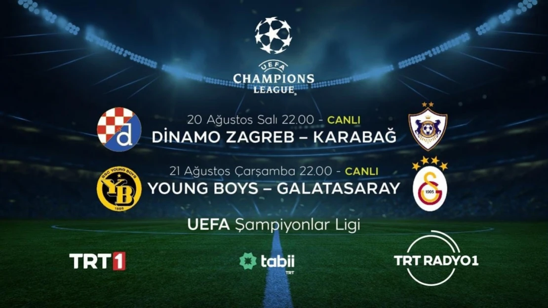 UEFA Şampiyonlar Ligi Play-Off heyecanı TRT'de yaşanacak