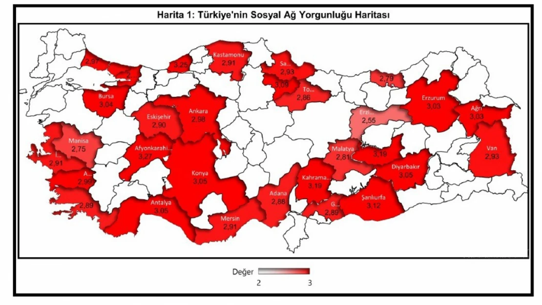 Uzmanlar araştırdı, Türkiye'de sosyal ağ yorgunluğu görüldü