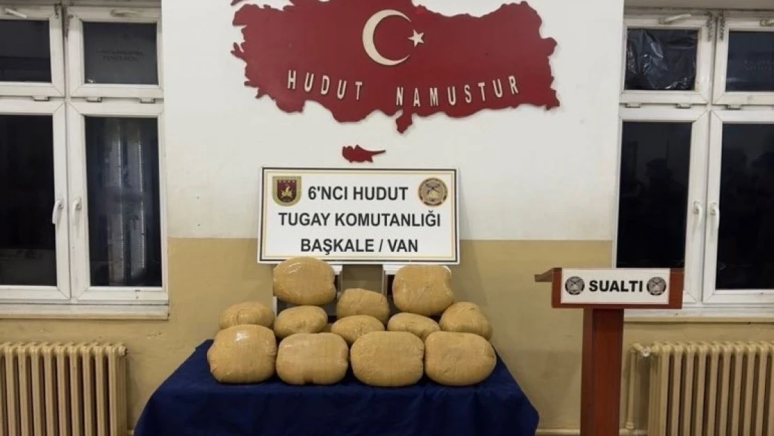 Van hudut hattında 100,758 kg toz esrar ele geçirildi