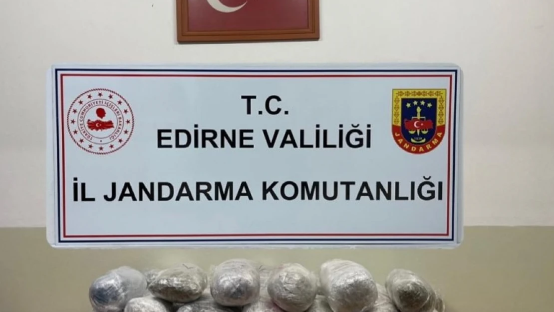 Yunanistan'dan Türkiye'ye soktuğu 55 kilogram uyuşturucuyla yakalandı