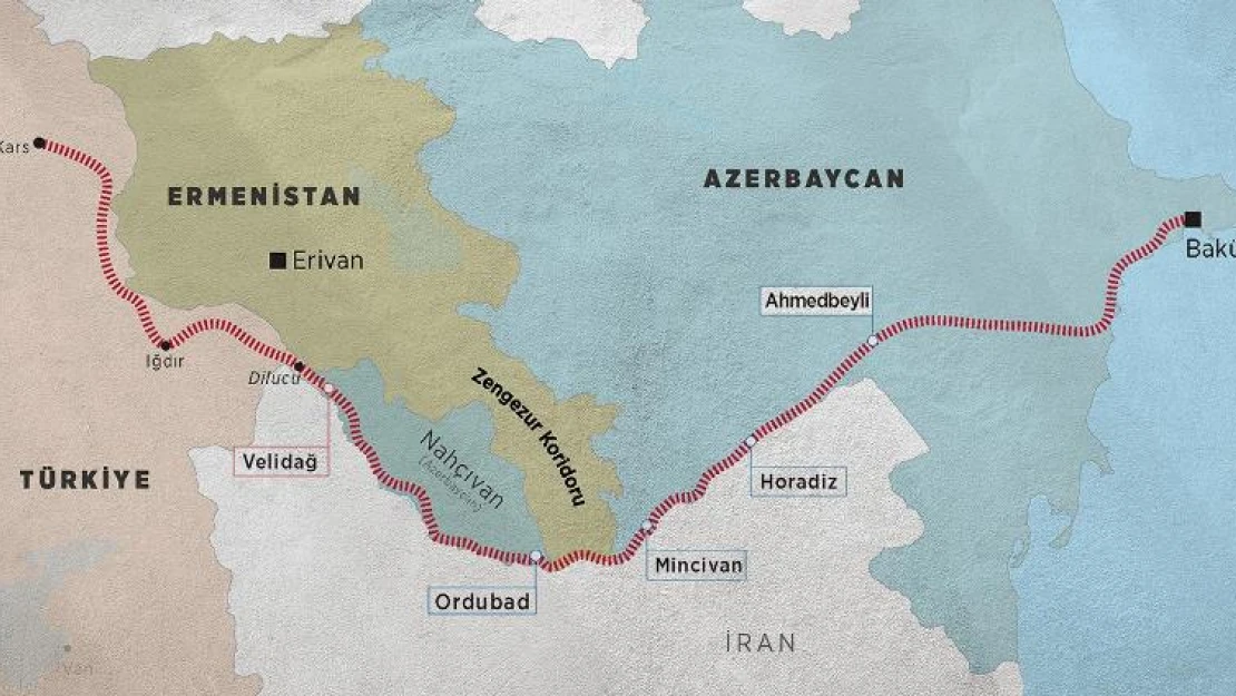 Zengezur Koridoru'nun Azerbaycan kısmında hummalı çalışma