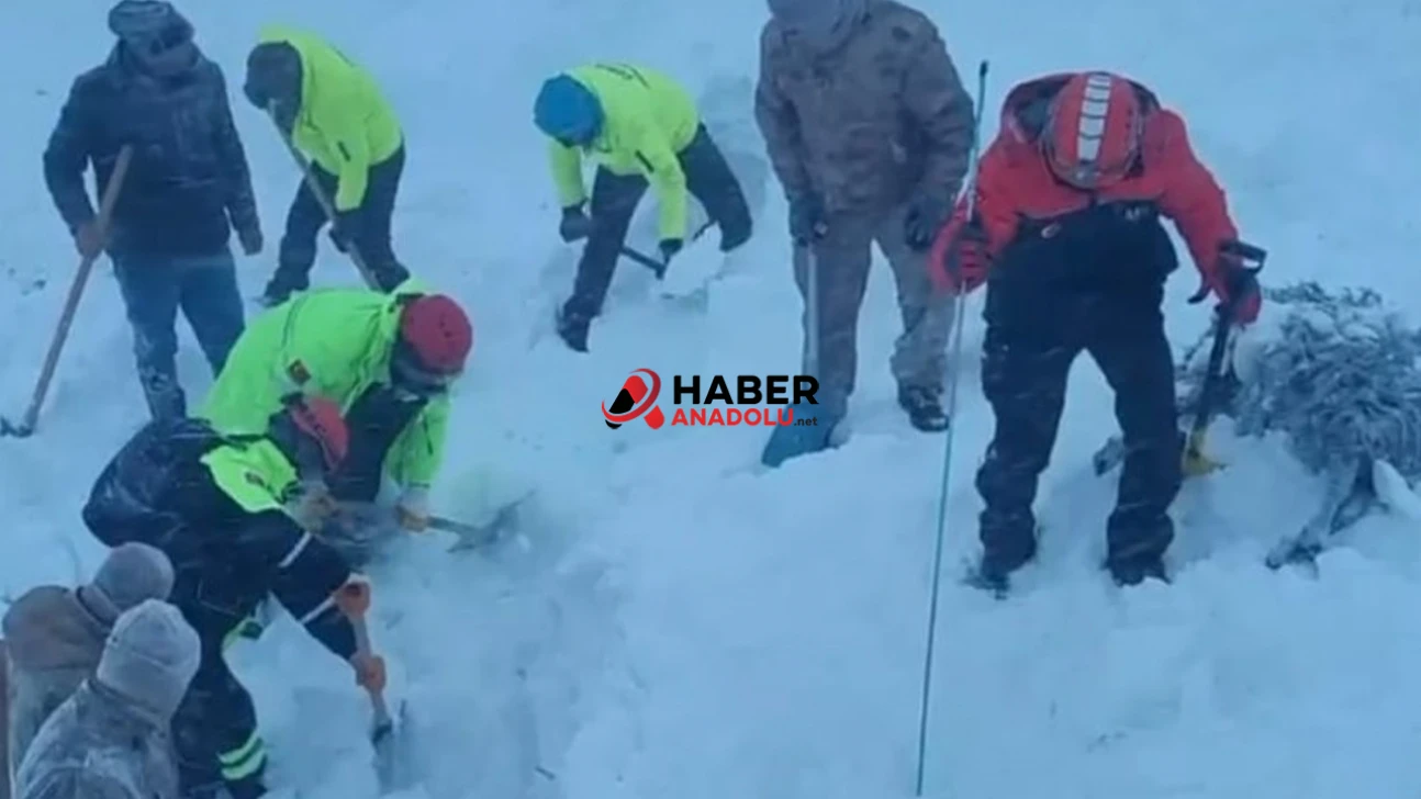 Çığ altında kalan 3 çobandan birinin cansız bedenine ulaşıldı